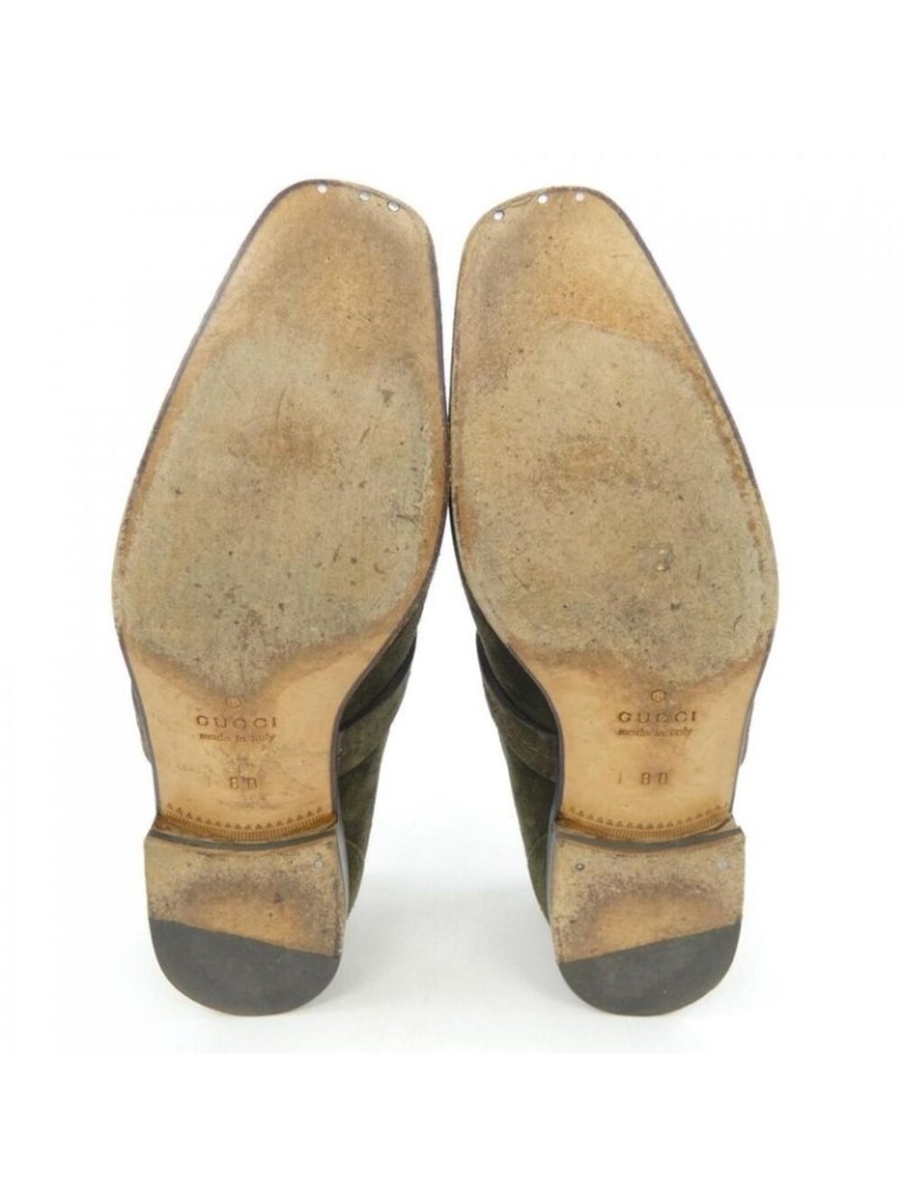 Gucci Shoes Suede Khaki - Picture 4 of 8
